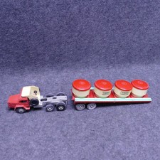 Solido Unic Sahara Cement Ciment Truck w/ Titan Trailer 1:43 Vintage France