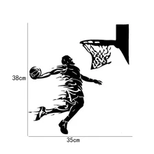 Waterproof Basketball Stickers Pack Decor for Notebook, Water Bottles, Laptop