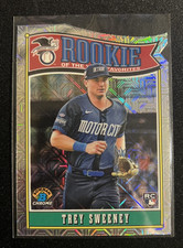 2025 Bowman Chrome Mojo #ROY-12 Trey Sweeney Rookie Of The Year Favorites Tigers