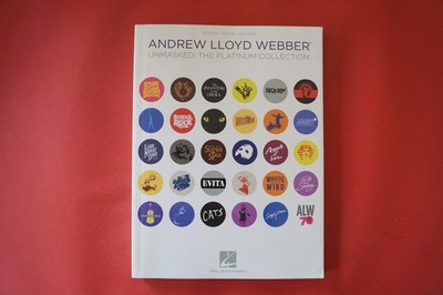 Andrew Lloyd Webber - Unmasked The Platinum Collection .Songbook Notenbuch .Pian