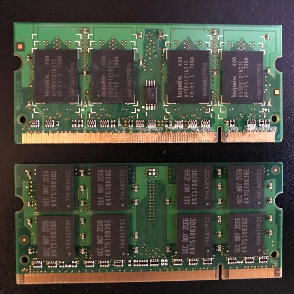 Hynix / Samsung PC2-5300 512mb / 1 GB RAM / Memoria Foto 2 de 2