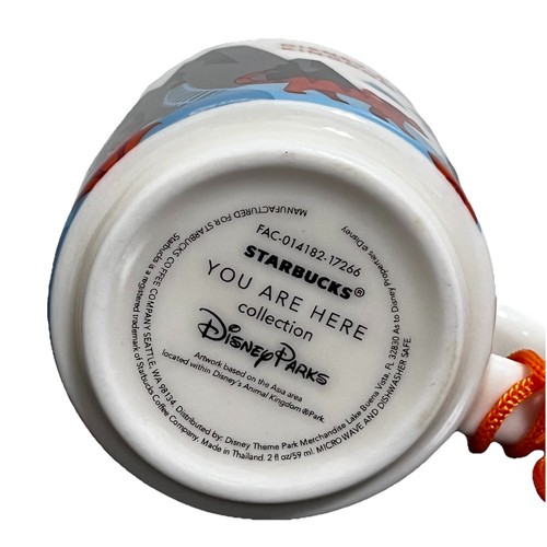 Starbucks You Are Here Ornaments Disney Epcot Magic Kingdom Animal Kingdom Lot 3 - Picture 8 of 11