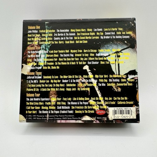 The Monterey International Pop Festival 4 Disc CD Box Set 1967 1992 Rhino Record - Picture 3 of 10