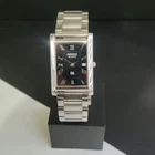 Vintage Seiko Slim Quartz Black Face Gentlemen's Wrist Watch - FREE SHIPPING
