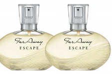 Avon Far Away ESCAPE Eau de Parfum Spray 1.7 fl. oz. (2-Pack) NEW