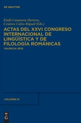 Actas del XXVI Congreso Internacional de Lingüística y de Filología R (Hardback)