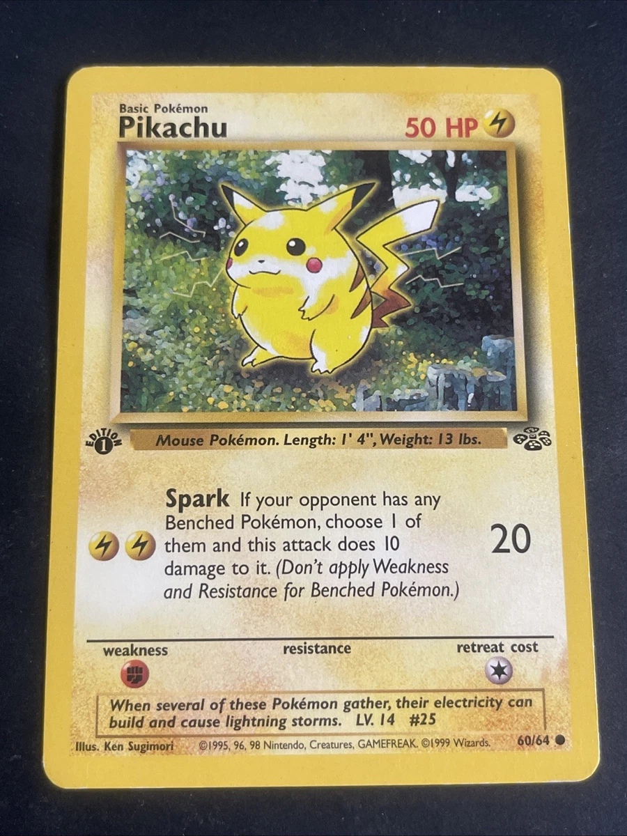 Pokémon Pikachu Pokémon TCG Jungle Individual Collectible Card