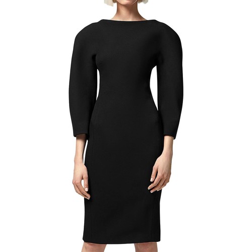 Versace Womens Enver Black Office Business Wear To Work Dress 46 BHFO 8662