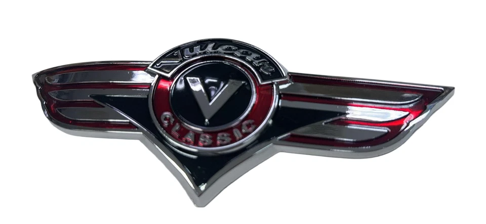 Calcomanías adhesivas emblema insignia tanque combustible gasolina 3D cromo Kawasaki Vulcan Foto 3 de 4