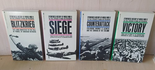 1977 edition Bantam set EYEWITNESS HISTORY OF WORLD WAR II vol. 1-4 in case VG - Picture 7 of 16