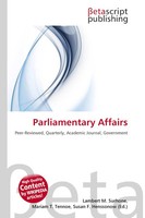 Lambert M. Surhone (U. A.) | Parliamentary Affairs | Taschenbuch | Englisch