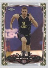 2014 Topps Chrome STS Camo Refractor 21/499 Jeff Mathews #113 fm1