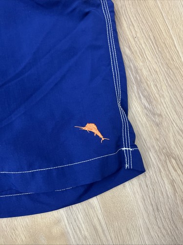 TOMMY BAHAMA Mens Swimsuit Trunks Board Shorts Size MEDIUM Blue - Picture 2 of 5