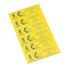 VALUE JUMBO BINGO TICKETS  50 STRIPS OF 6  (300 6 GAME)