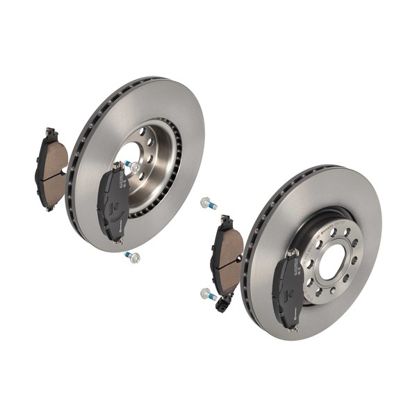 Brembo Bremsscheiben Ø312Mm + BremsbelÄGe Vorne FÜR VW Passat PR-NUMMER 1ZA,-image