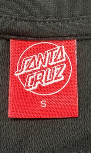 Santa Cruz Strange Weird Hand LS T-Shirt Graphic Print Small Black Skate Tee - Picture 5 of 7