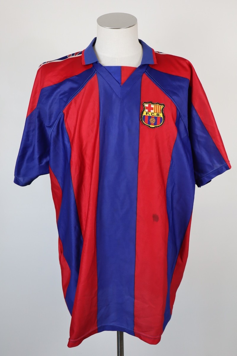 Kappa FC Barcelona サッカーシャツ ユニフォーム l Barcelona 1995 - 1997 Home football Kappa shirt #10 Giovanni
