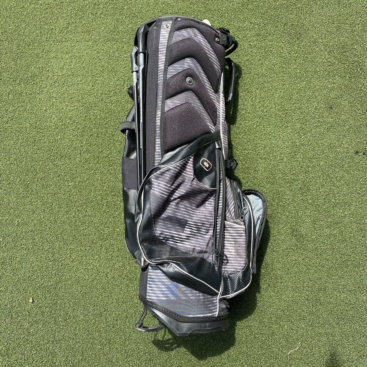 OGIO Ozone Stand Bag X4 Dual Straps 8 Way Dividers Woode Big