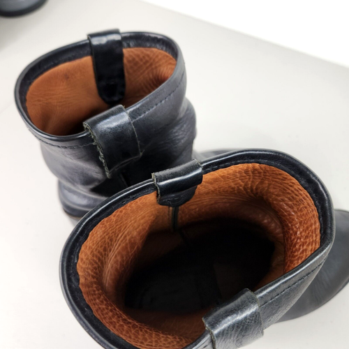 Stivaletti Isabel Marant Etoile Crisi in pelle nera con zeppa nascosta misura 36/5 - Foto 12 di 13