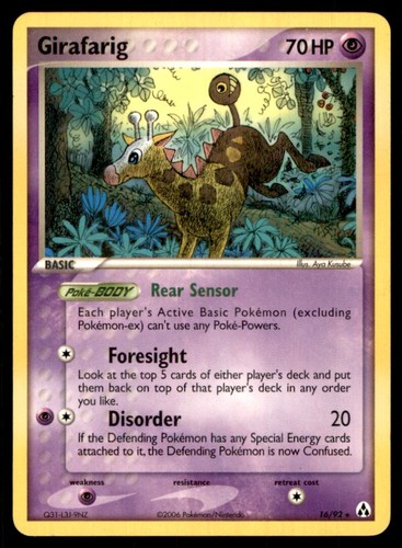 2006 EX - Legend Maker Girafarig Basic/Rare #16 - Picture 1 of 2