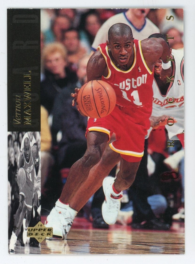 1993-94 Upper Deck SE Houston Rockets Basketball Card #41 Vernon Maxwell