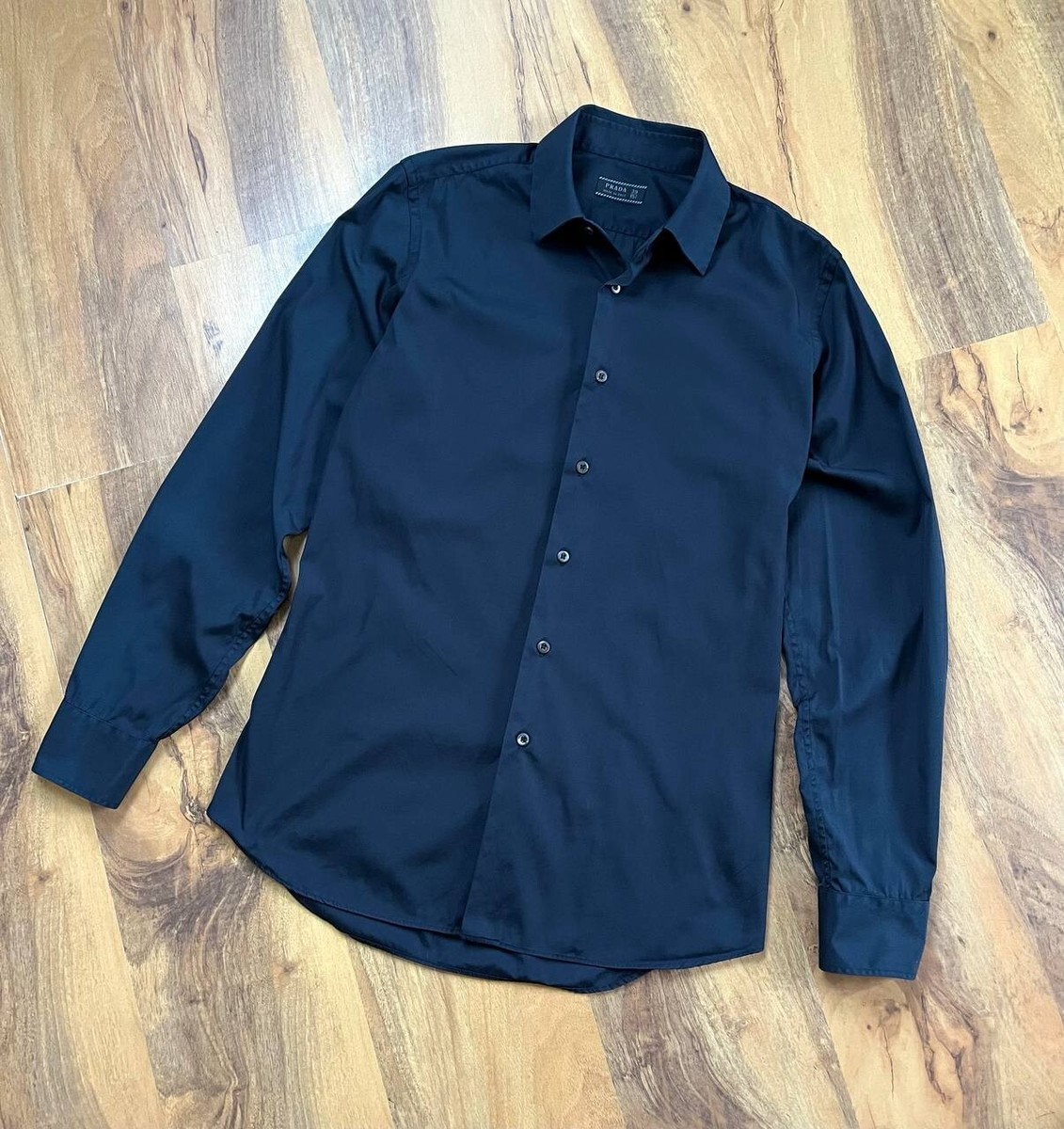 トップス 2000ss prada snap button shirts (M) Prada Milano