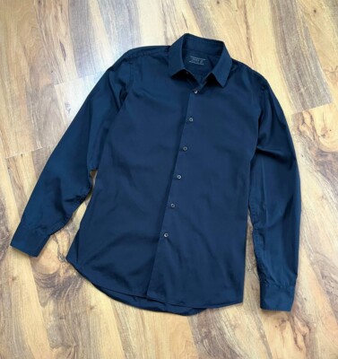 Prada Milano Vintage Men s Black Button Shirt Long Sleeve Medium Designer Luxury