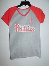 Philadelphia Phillies Girl's V-Neck Shirt, Large, XL, 13 GALVIS