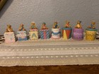 Cherished Teddies Covered Box with 2-Sided Lids Birthday Age 0-7 2000 Lot Of 8
