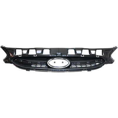 Grille For 2015 2016 2017 Hyundai Accent Textured Black Shell and Insert CAPA