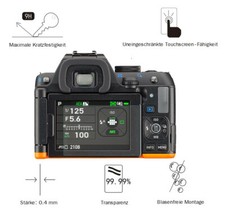 Pentax K-S2 0.4 mm Adhesion Display Protection Glass Film LC7692