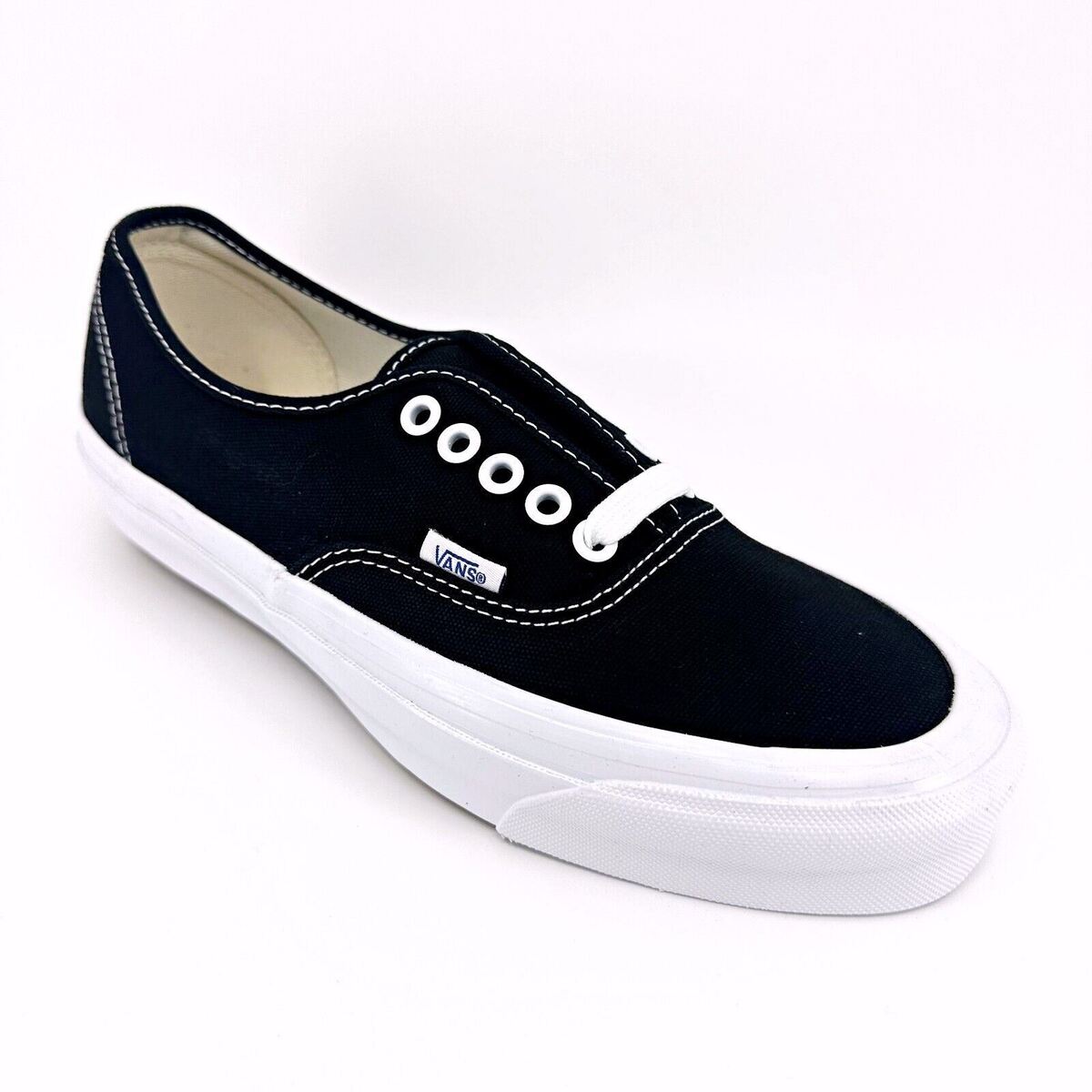 Vans Vault OG Authentic LX (Canvas) Black True White Womens Vans Vault OG Authentic LX (Canvas) Black True White Womens