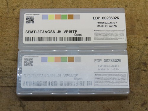 10 NEW Mitsubishi SEMT13T3AGSN-JH VP15TF carbide milling inserts - Picture 11 of 13
