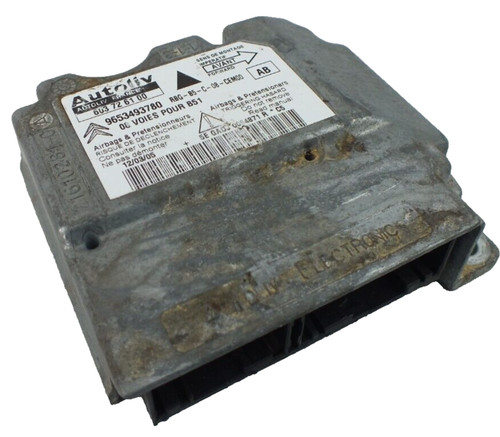 CITROEN C4 SRS Steuergerät ECU 603726100 / 9653493780 OEM Ersatzteil