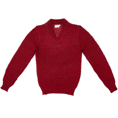 MARCEL (France) Vintage, 1970s, Collegiate, DK Yarn, Honeycomb Stitch