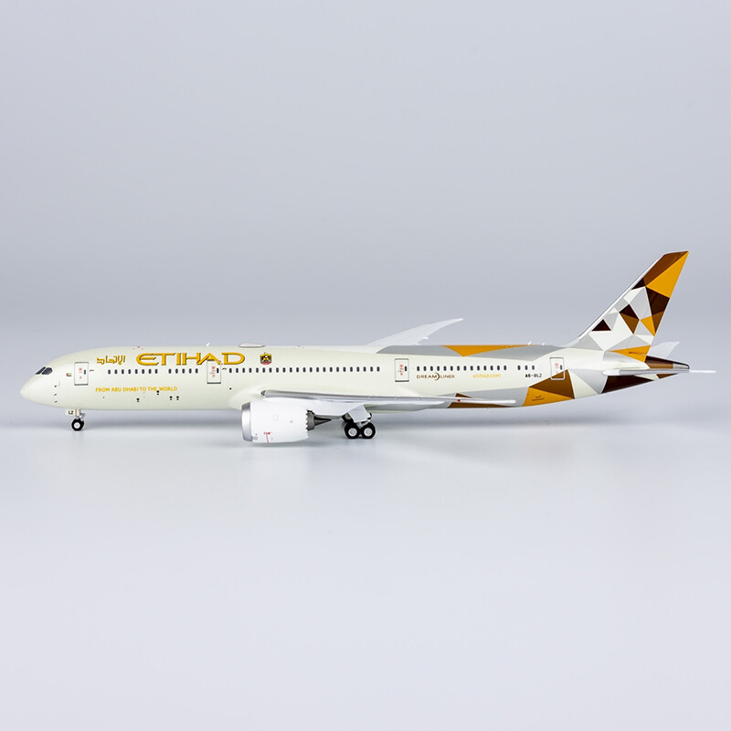 NG 1/400 Etihad Airways Boeing B787-9 A6-BLZ alloy aircraft