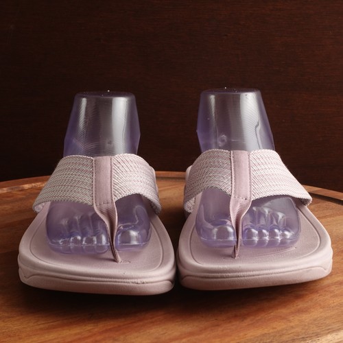 FitFlop Sandals Womens Size 11 Purple Surfa Slide Flip Flop Beach Comfort Shoes - Picture 3 of 13