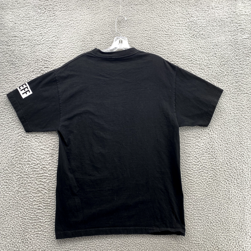 Disney Collection X Neff Large Black Mickey Mouse Checkered Floral Skate Tee Men - Picture 5 of 8