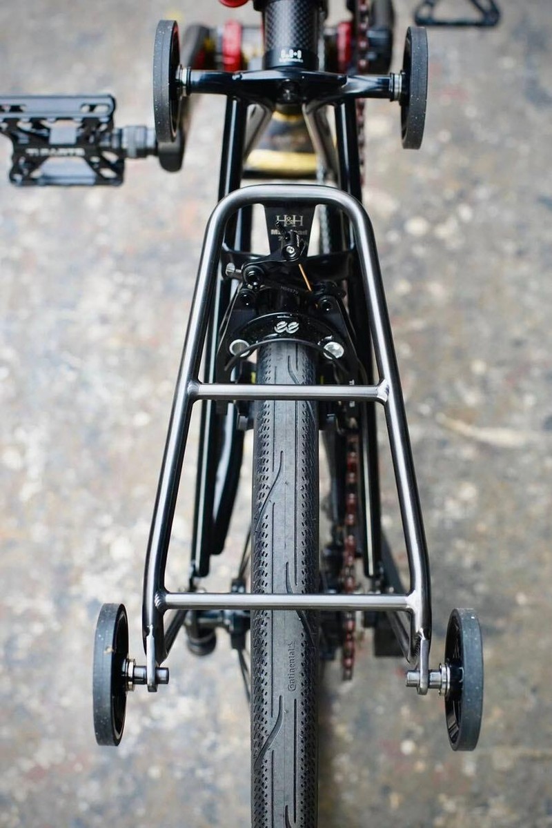H&H/Titanium rear rack for Brompton | eBay
