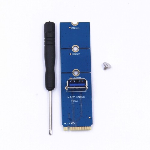for M.2 to PCIE X4 Riser Card PCI-E for M.2 USB 3.0 SSD 2242 2260 2280 Adapter C - Afbeelding 2 van 8