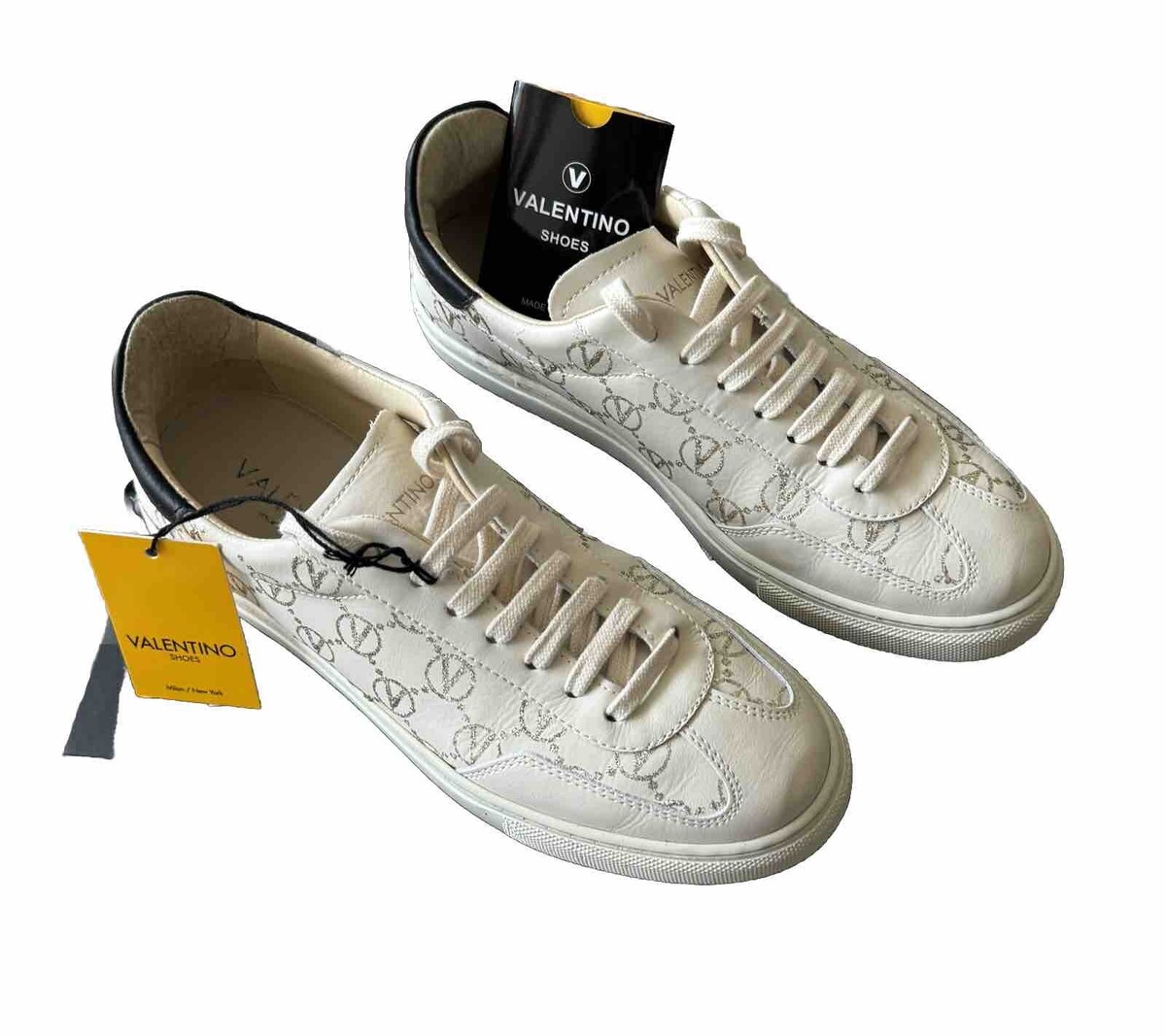 Size 9.5 - Valentino Bubbleback Cream Orange W for sale