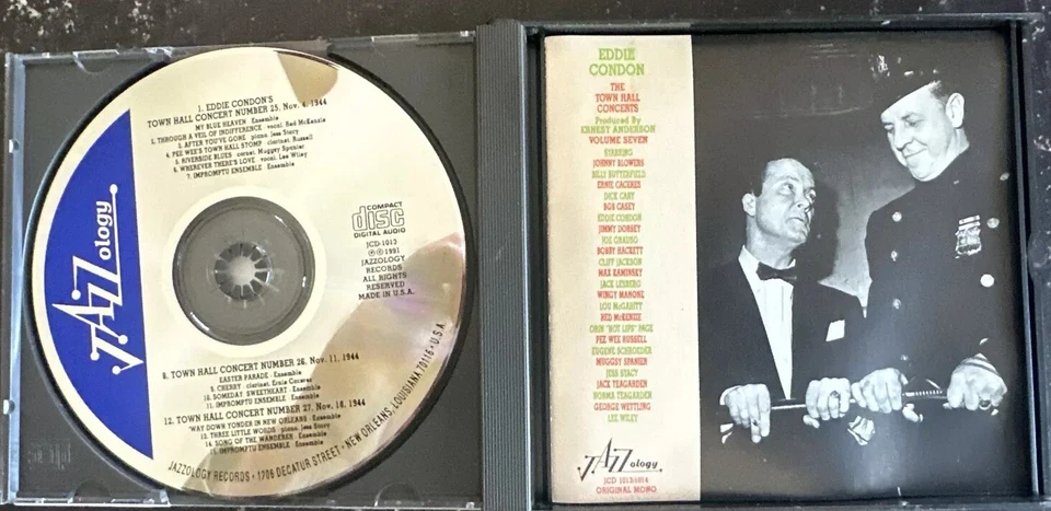 Eddie Condon ‘The Town Hall Concerts Volume Seven’ 2CD Set NM Condition Foto 3 de 4