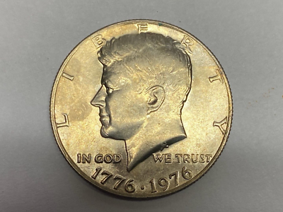 バンクシー デザイン USA Kennedy Half Dollar.証明書付き 1776-1976 kennedy half dollar no mint mark , upside down