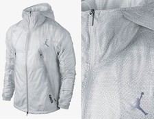 Jordan Womens Full Zipper Jacket Size:large:color:white