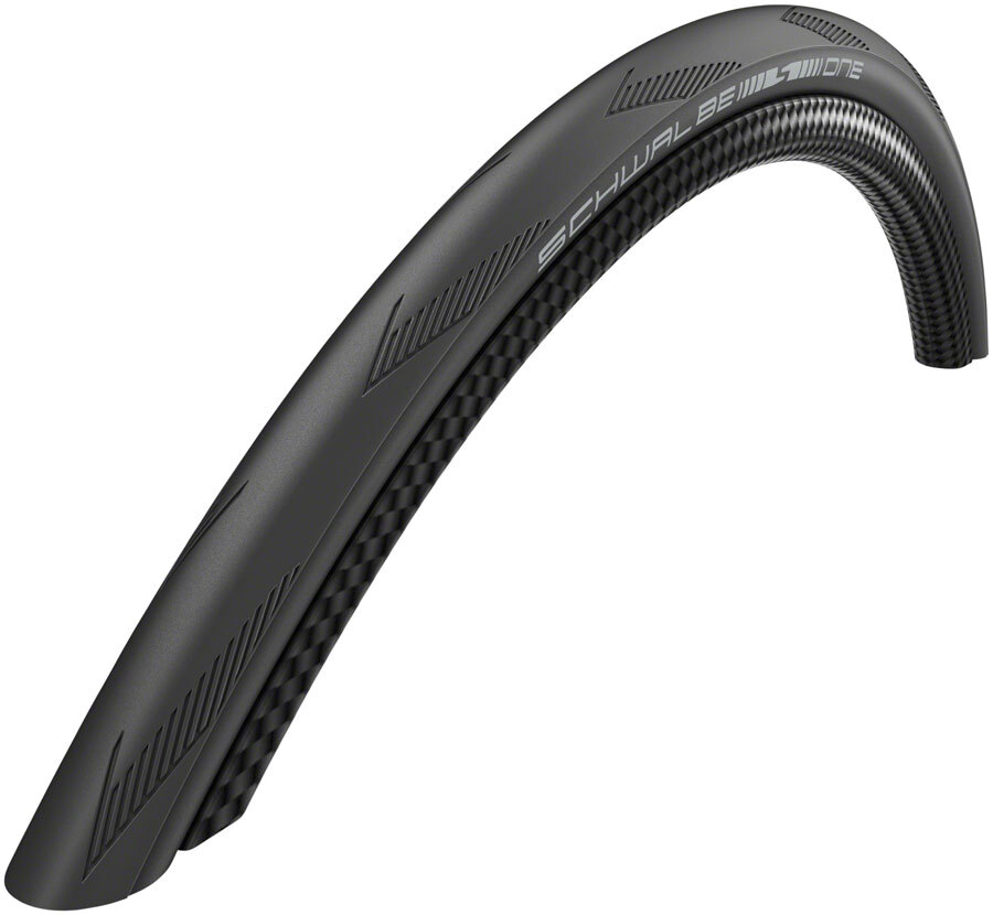 Шина Schwalbe One - 700 x 25, Бескамерная, Складная, Черная, Performance Line, RaceGu