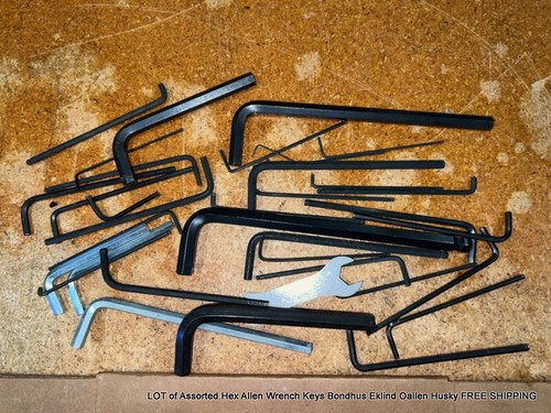 LOT of Assorted Hex Allen Wrench Keys Bondhus Eklind Oallen Husky FREE SHIPPING - Picture 5 of 10