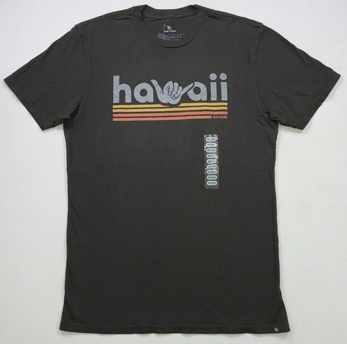 Men's Ripcurl Rip Curl Standard Fit Cotton T-Shirt - Picture 9 of 17