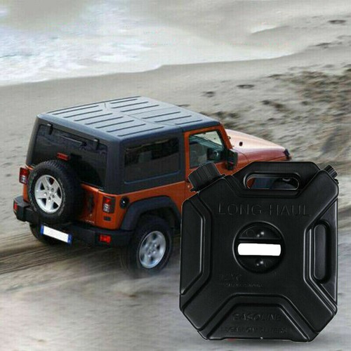 Gas Tank w Lock Bracket 5L Backup Oil Petrol Storage for Motorcycle SUV ATV Cars - Picture 3 of 12
