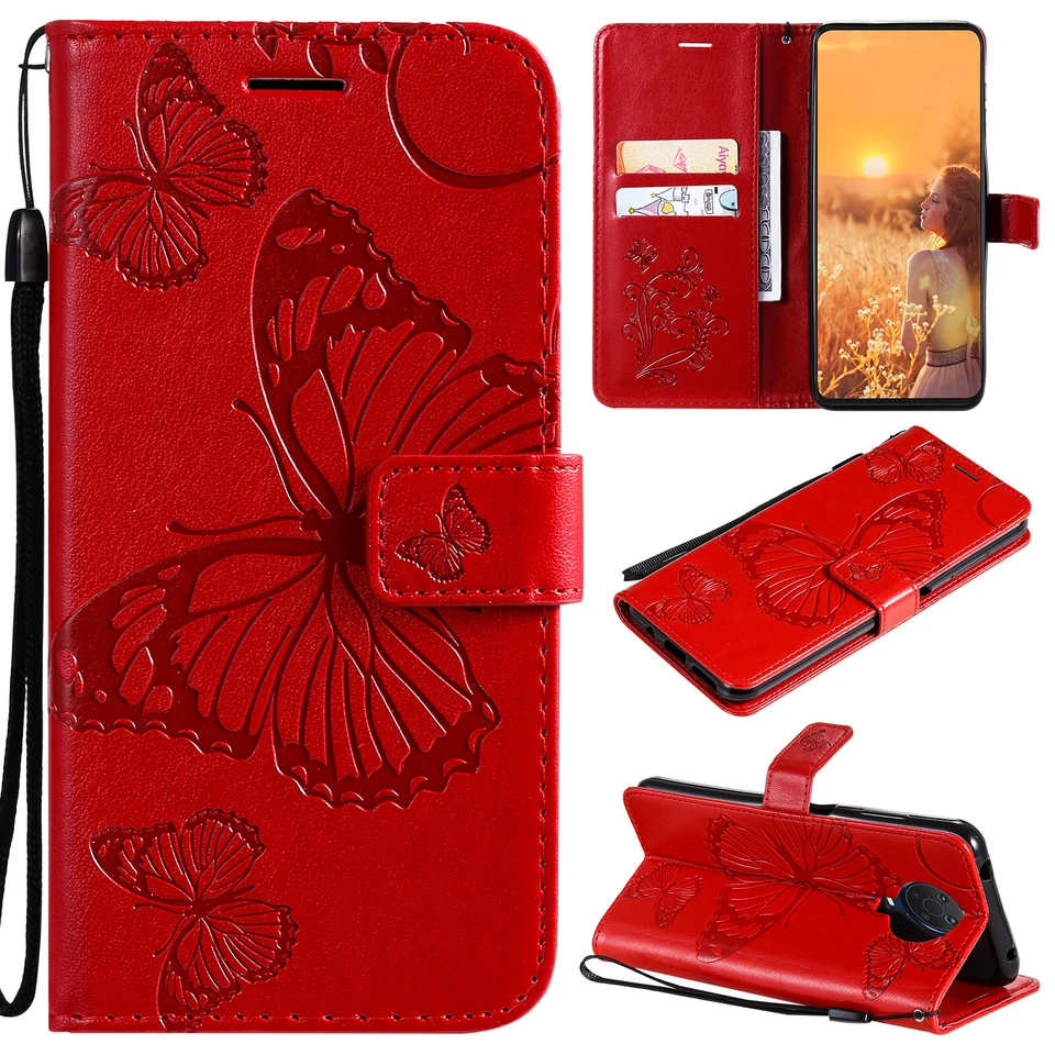 Case for Nokia G20 X20 8.1 7.1 2.4 3.4 Pattern PU Leather Flip Wallet Case Cover - Image 3 of 4