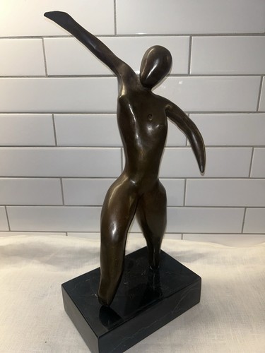 Icarus Sculpture Man Figure Bronze On Bronze Inspired By Henri Matisse Germany - Picture 2 of 8